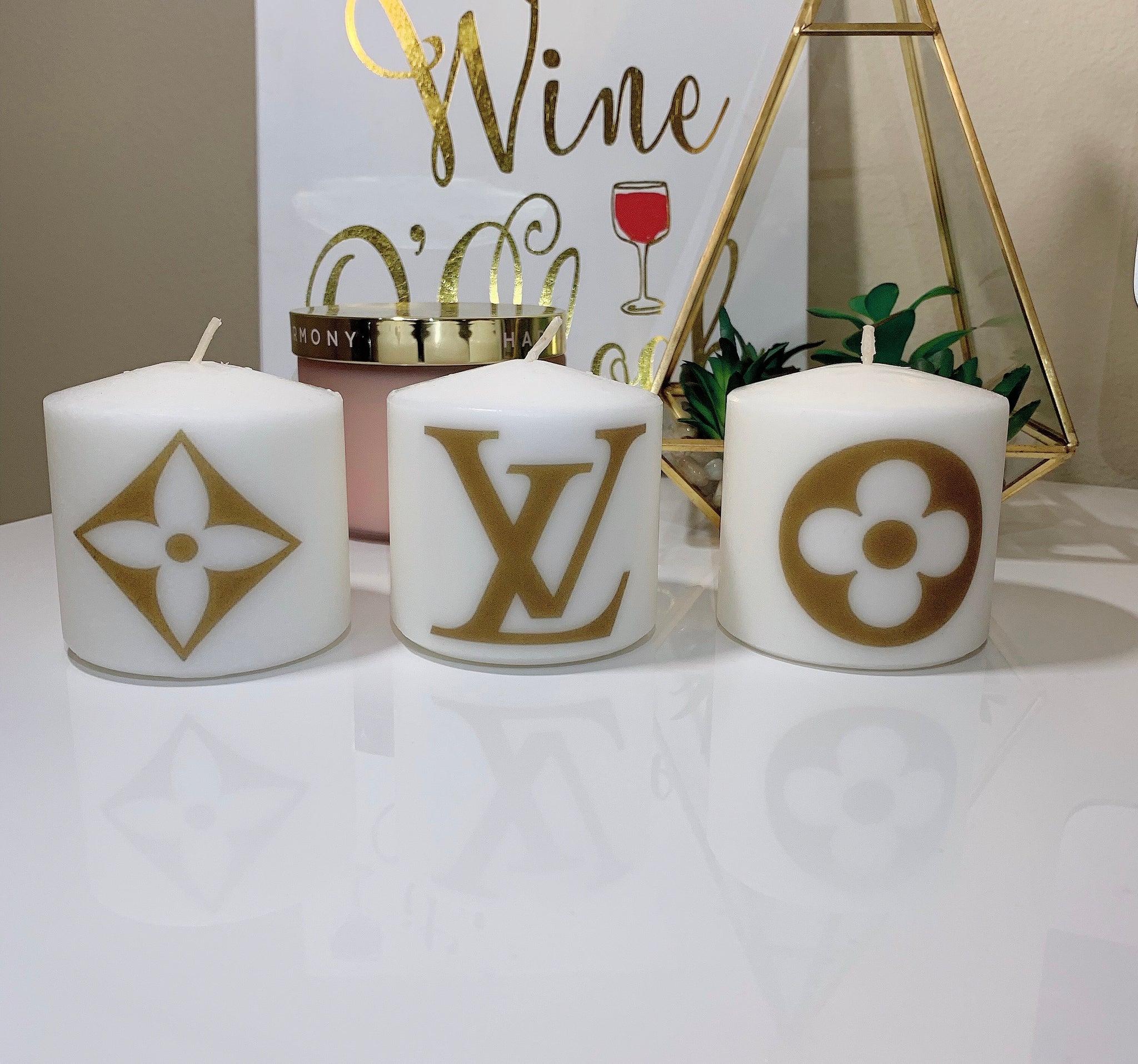 LV Inspired Candle Set – Slay Addictz